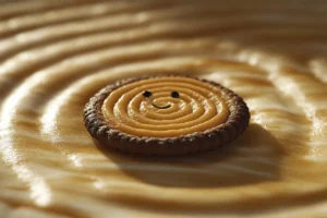 Creamed butter and sugar for cookie dough, an essential step for light and fluffy texture.